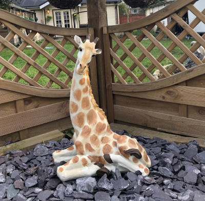 ZARI THE RESTING GIRAFFE STATUE